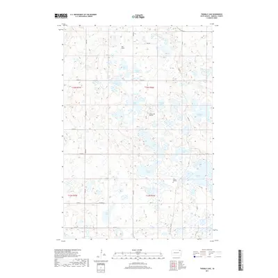 2017 Map of Twomile Lake, 2017 Print