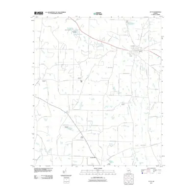 2011 Map of Ty Ty, 2011 Print