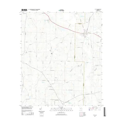 2014 Map of Ty Ty, 2014 Print