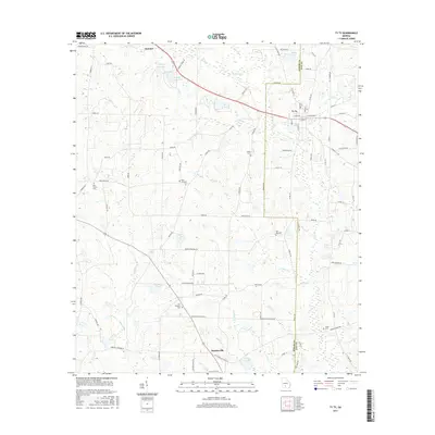 2017 Map of Ty Ty, 2017 Print