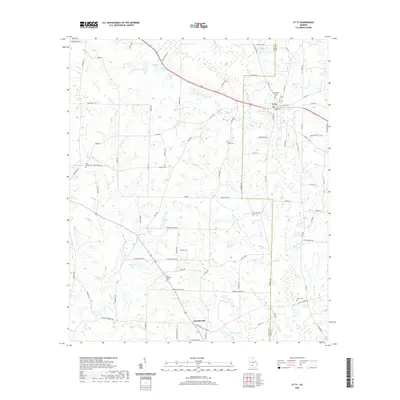 2020 Map of Ty Ty, 2020 Print