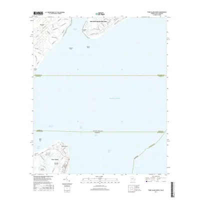 2017 Map of Tybee Island North, 2017 Print