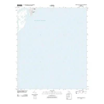2011 Map of Tybee Island South, 2011 Print