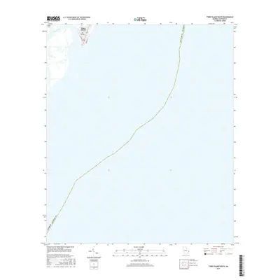 2017 Map of Tybee Island South, 2017 Print