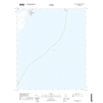 2020 Map of Tybee Island South, 2020 Print