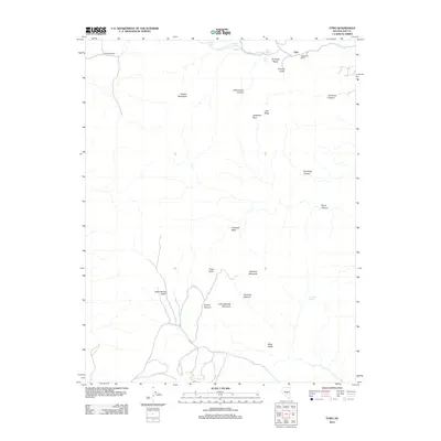 2012 Map of Tybo, 2012 Print
