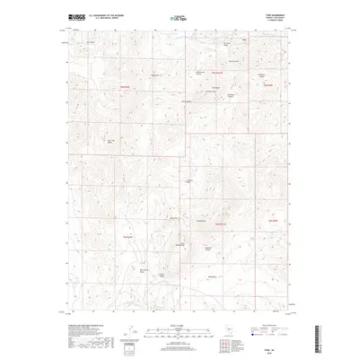 2018 Map of Tybo, 2018 Print