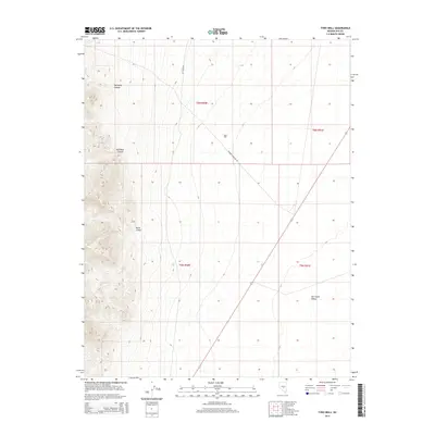 2014 Map of Tybo Well, 2014 Print