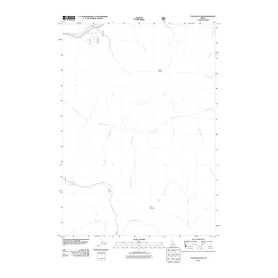 2011 Map of Tyee Mountain, 2011 Print