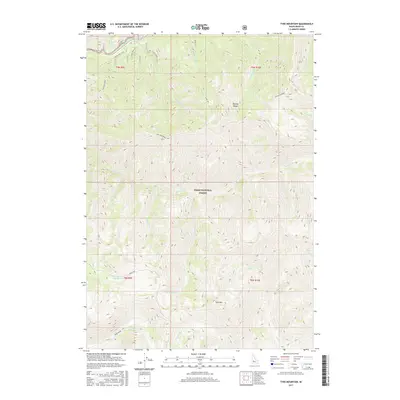2017 Map of Tyee Mountain, 2017 Print