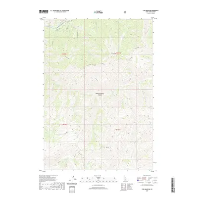 2020 Map of Tyee Mountain, 2020 Print
