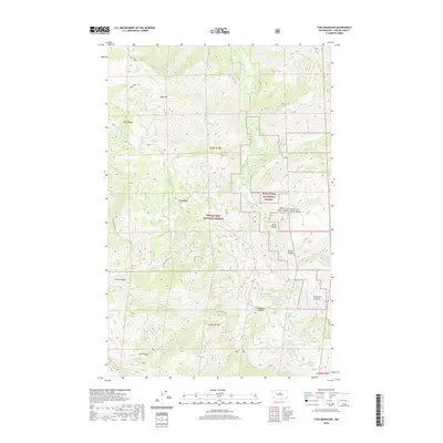 2020 Map of Tyee Mountain, 2020 Print