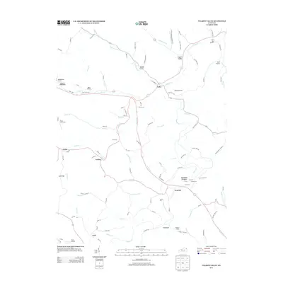 2013 Map of Tygarts Valley, 2013 Print
