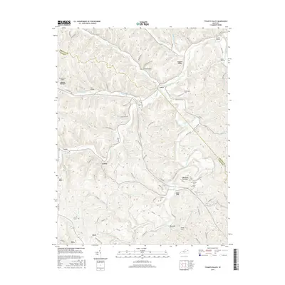 2016 Map of Tygarts Valley, 2016 Print