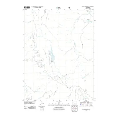 2011 Map of Tyler Mountain, 2011 Print