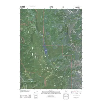 2013 Map of Tyler Mountain, 2013 Print
