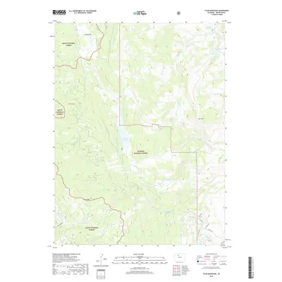 2019 Map of Tyler Mountain, 2019 Print