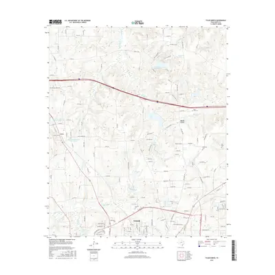 2016 Map of Tyler North, 2016 Print