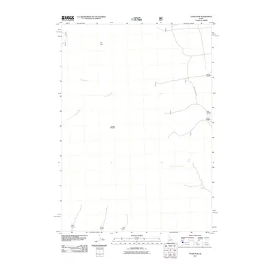 2011 Map of Tyler Peak, 2011 Print