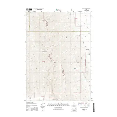2013 Map of Tyler Peak, 2013 Print