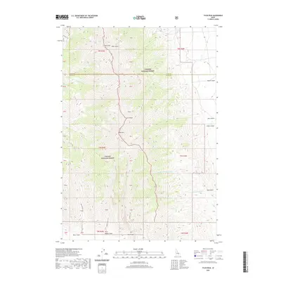 2020 Map of Tyler Peak, 2020 Print