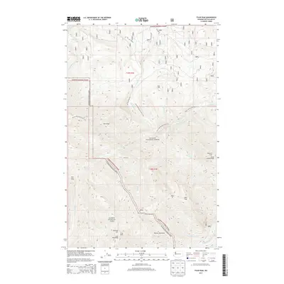 2014 Map of Tyler Peak, 2014 Print