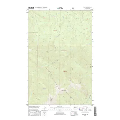 2017 Map of Tyler Peak, 2017 Print