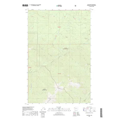 2020 Map of Tyler Peak, 2020 Print