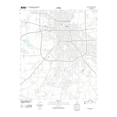 2010 Map of Tyler South, 2010 Print