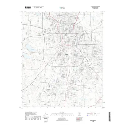 2019 Map of Tyler South, 2019 Print