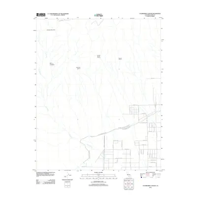 2012 Map of Tylerhorse Canyon, 2012 Print