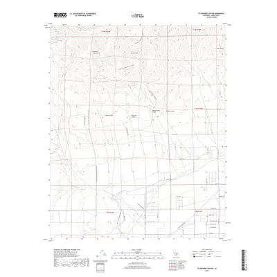 2018 Map of Tylerhorse Canyon, 2018 Print
