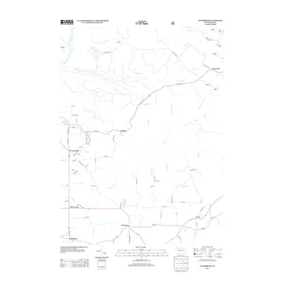 2013 Map of Tylersburg, 2013 Print