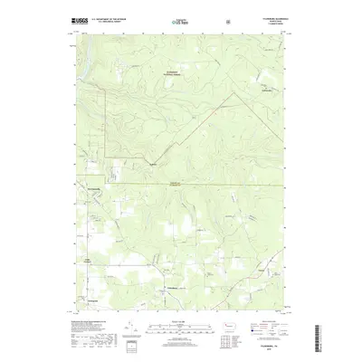 2019 Map of Tylersburg, 2019 Print