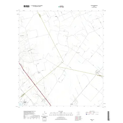 2019 Map of Tynan, 2019 Print