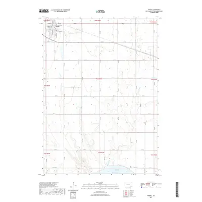 2017 Map of Tyndall, 2017 Print