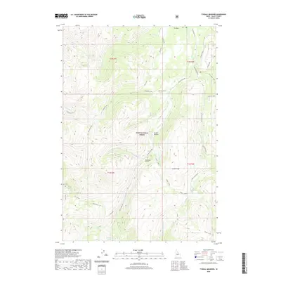 2020 Map of Tyndall Meadows, 2020 Print