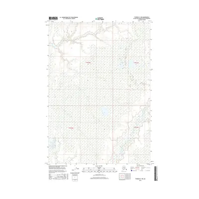 2016 Map of Tyonek B-1 NW, 2016 Print