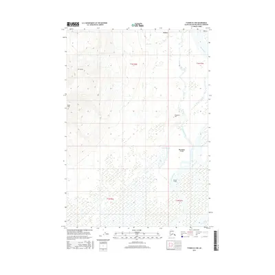 2016 Map of Tyonek B-2 NW, 2016 Print