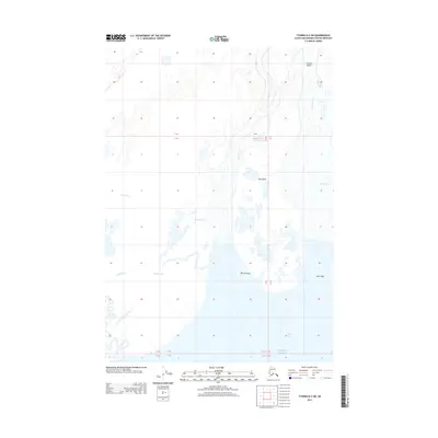 2013 Map of Tyonek B-2 SW, 2013 Print