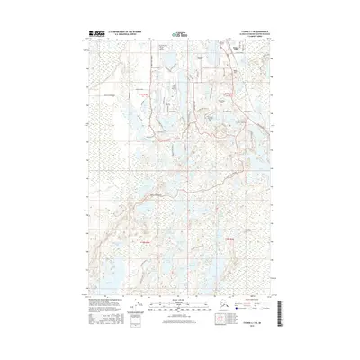 2016 Map of Tyonek C-1 NE, 2016 Print