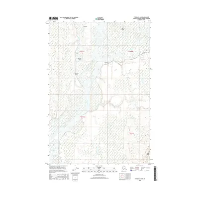 2016 Map of Tyonek C-1 NW, 2016 Print