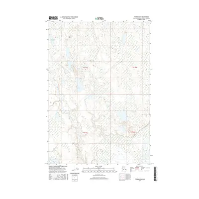 2016 Map of Tyonek C-2 NE, 2016 Print