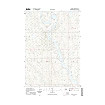 2016 Map of Tyonek C-2 NW, 2016 Print