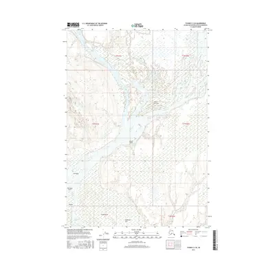 2016 Map of Tyonek C-2 SE, 2016 Print