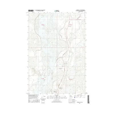 2016 Map of Tyonek D-1 NE, 2016 Print
