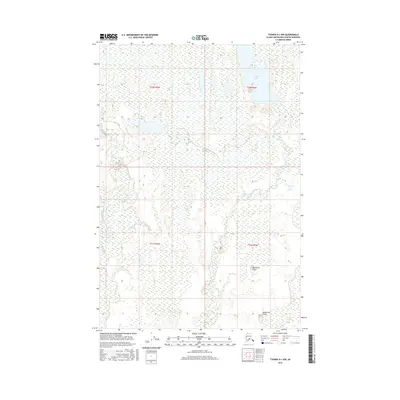 2016 Map of Tyonek D-1 NW, 2016 Print