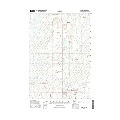 2016 Map of Tyonek D-1 SE, 2016 Print