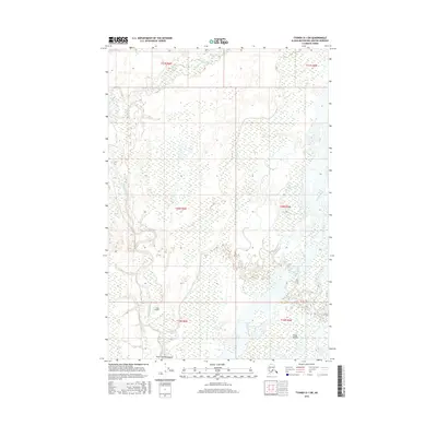 2016 Map of Tyonek D-1 SW, 2016 Print