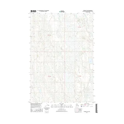 2016 Map of Tyonek D-2 NE, 2016 Print